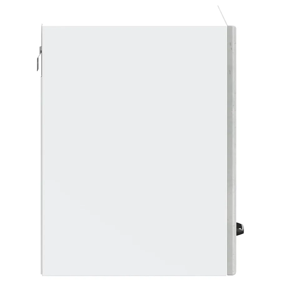 Armoire murale de cuisine Kalmar gris béton bois d'ingénierie - 6