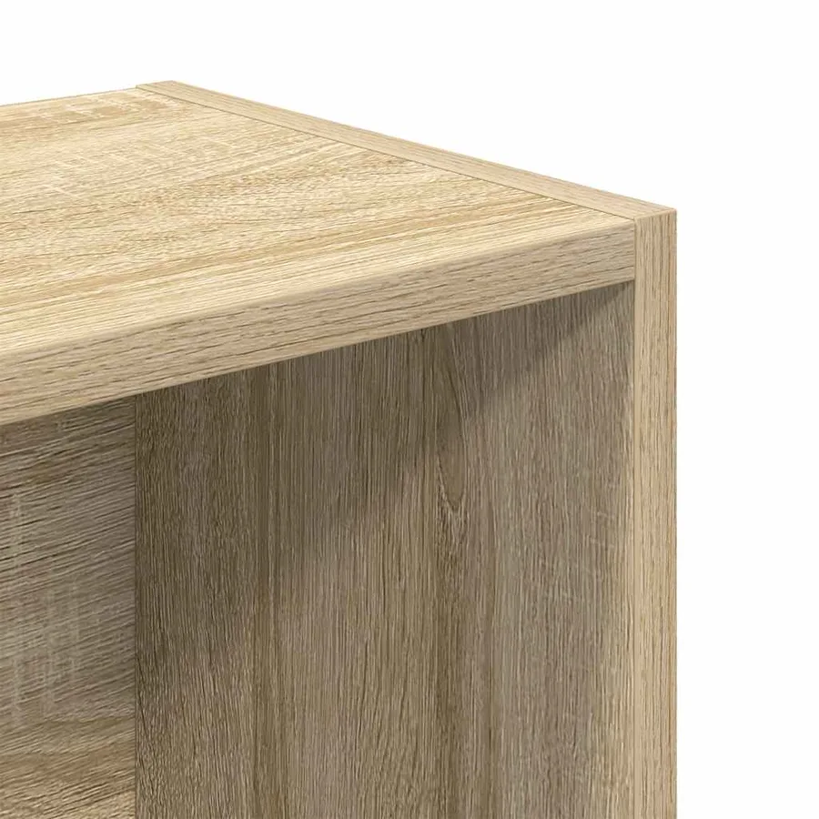 Bibliothèque chêne sonoma 31x24x102 cm bois d'ingénierie - 9