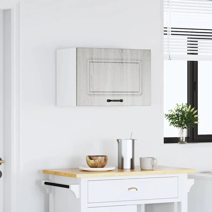Armoire murale de cuisine Kalmar sonoma gris bois d'ingénierie - 3