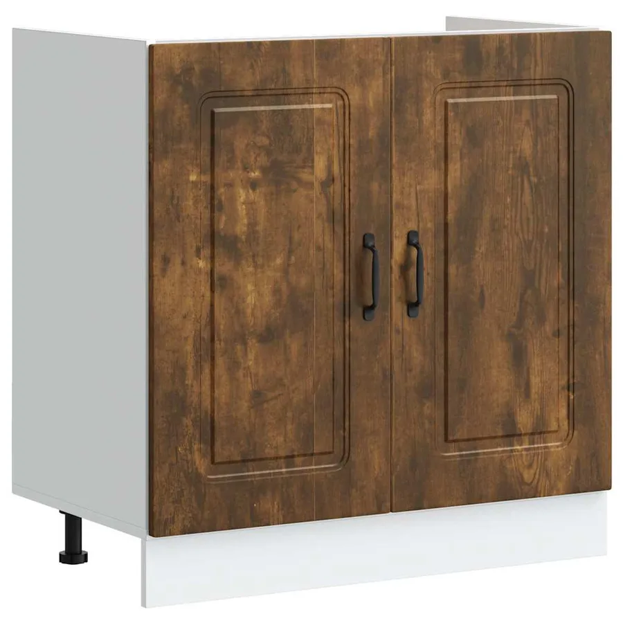 Armoire de cuisine Kalmar 2 pcs Marron 80 x 46 x 81.5 cm - 4