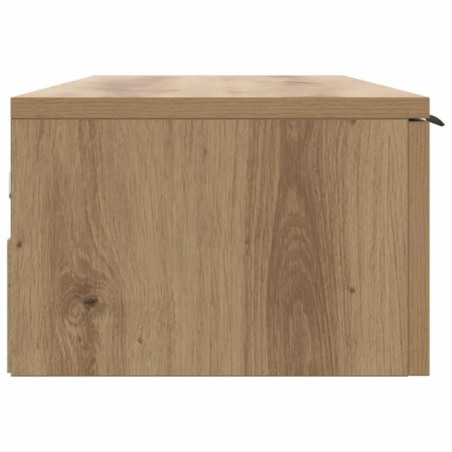 Armoire murale chêne artisanal 102x30x20 cm bois d'ingénierie - 6