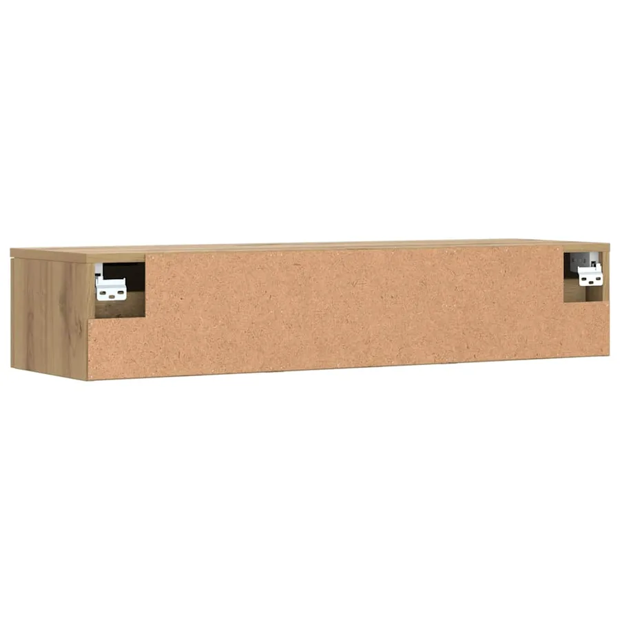 Armoire murale chêne artisanal 102x30x20 cm bois d'ingénierie - 7