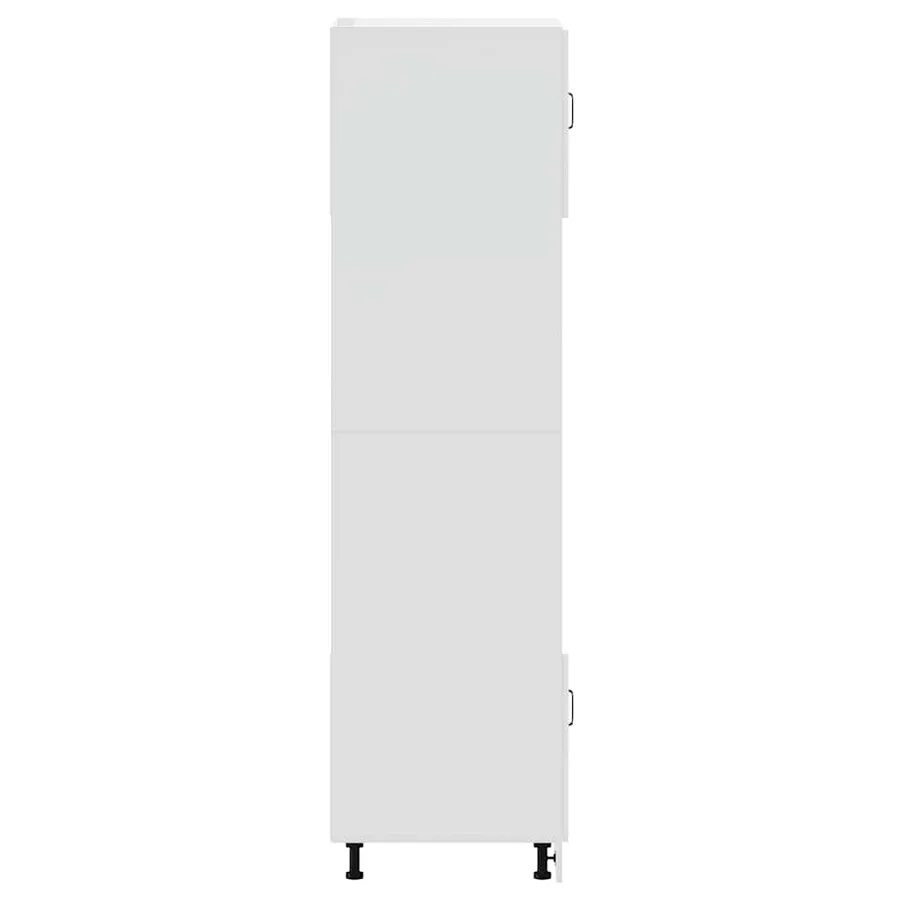 Armoires de four 2 pièces "Kalmar" Bois d'ingénierie blanc brillant - 6