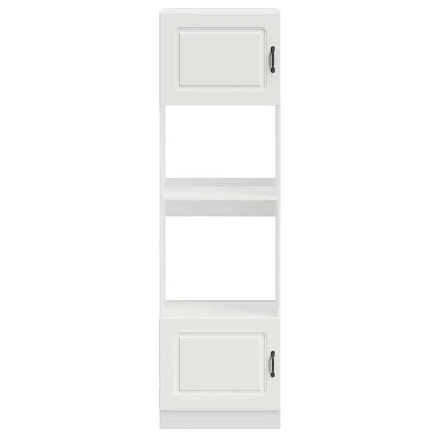 Armoires de four 2 pcs Kalmar blanc bois d'ingénierie - 4
