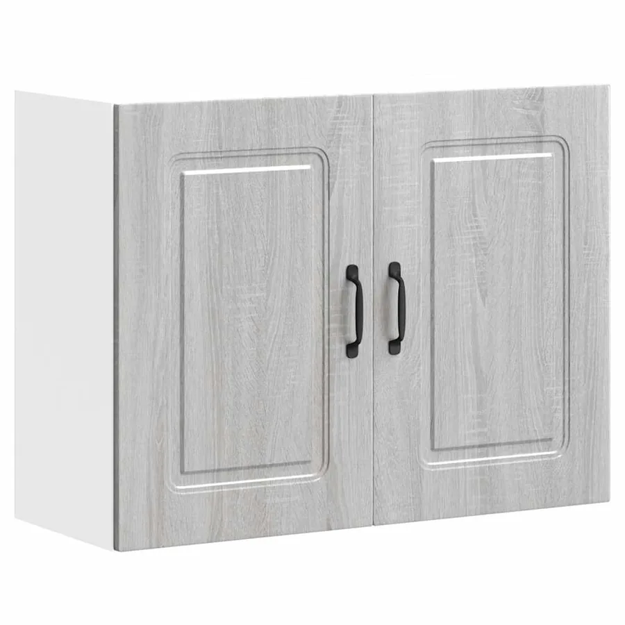 Armoire murale de cuisine Kalmar sonoma gris bois d'ingénierie