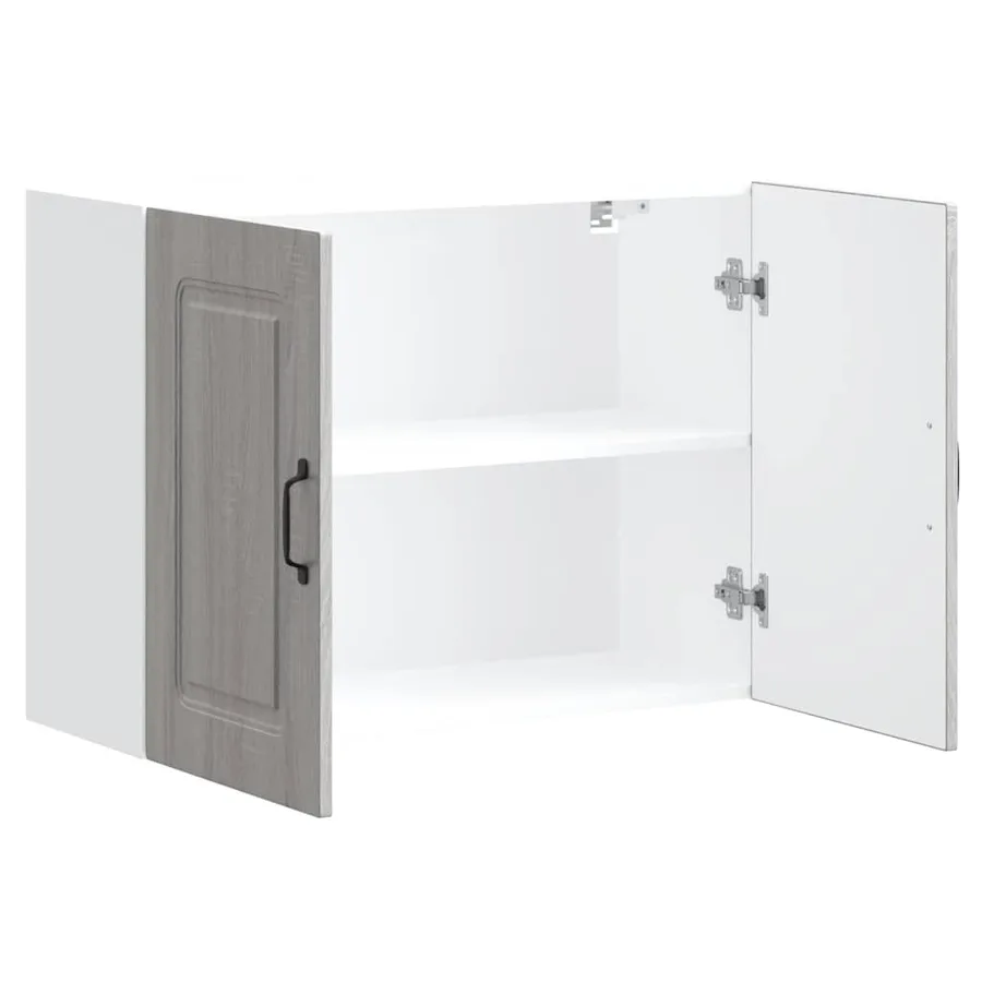 Armoire murale de cuisine Kalmar sonoma gris bois d'ingénierie - 5