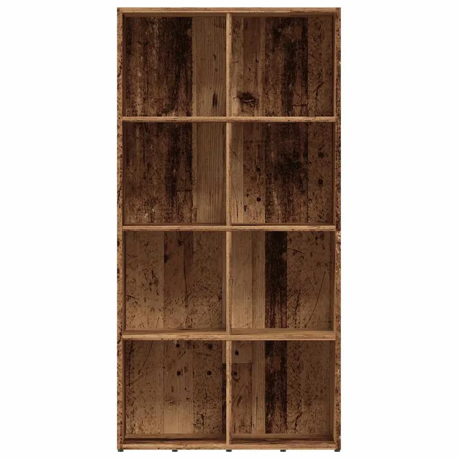Bibliothèque vieux bois 66x30x130 cm bois d'ingénierie - 5