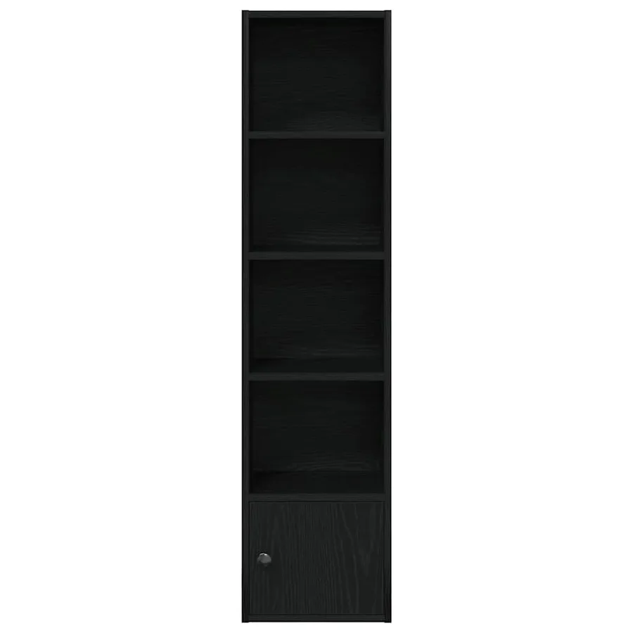 Bibliothèque chêne noir 31x24x127 cm bois d'ingénierie - 4