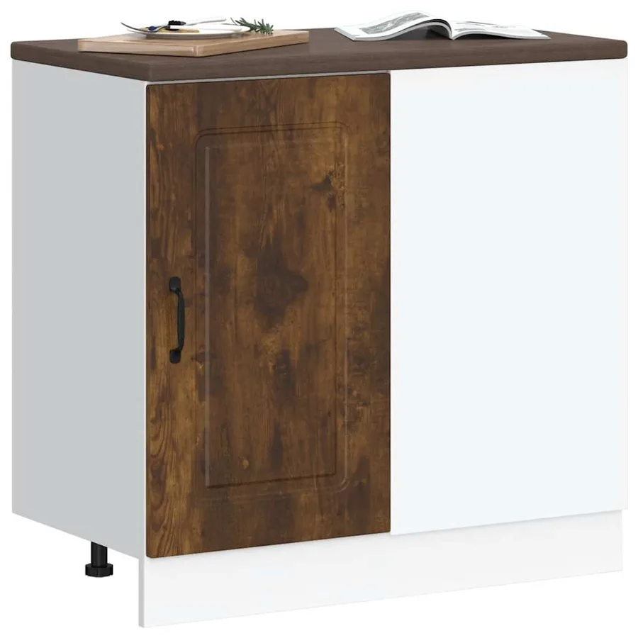 Armoire de cuisine Kalmar chêne fumé bois d'ingénierie - 3