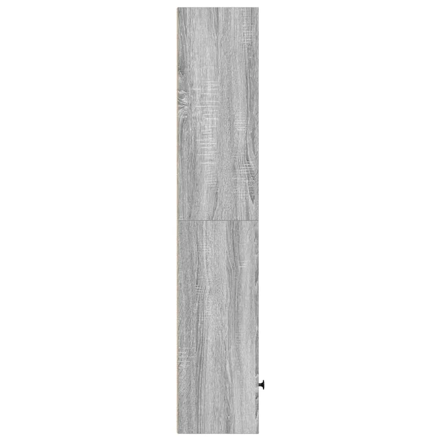 Bibliothèque sonoma gris 31x24x127 cm bois d'ingénierie - 5