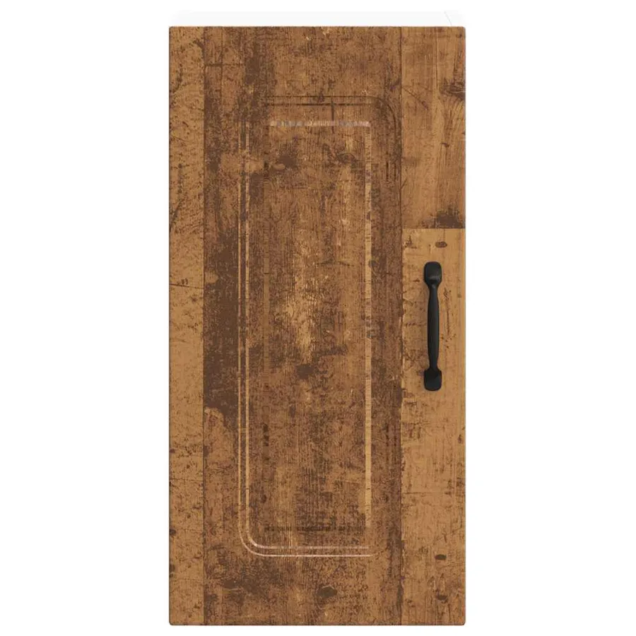 Armoire murale de cuisine Kalmar vieux bois bois d'ingénierie - 4