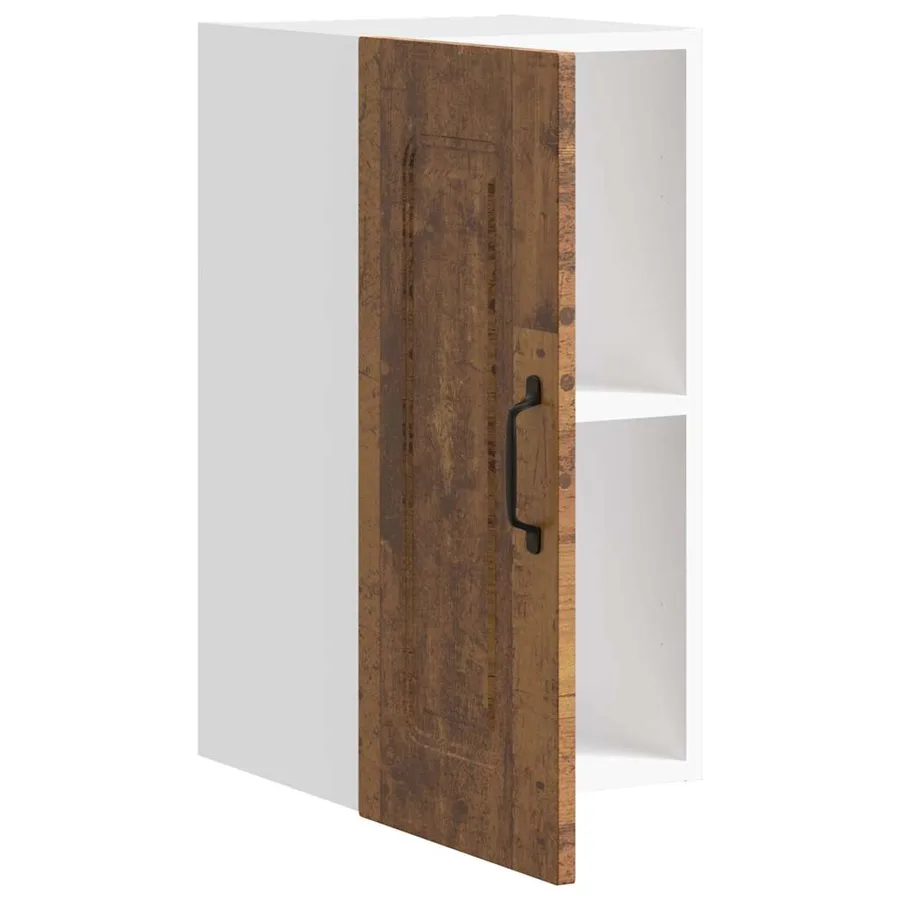Armoire murale de cuisine Kalmar vieux bois bois d'ingénierie - 8