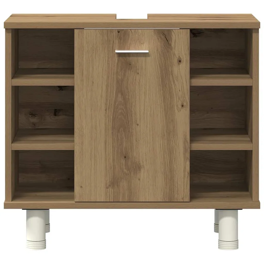Ensemble de meubles salle de bain 3 pcs bois d'ingénierie - 4