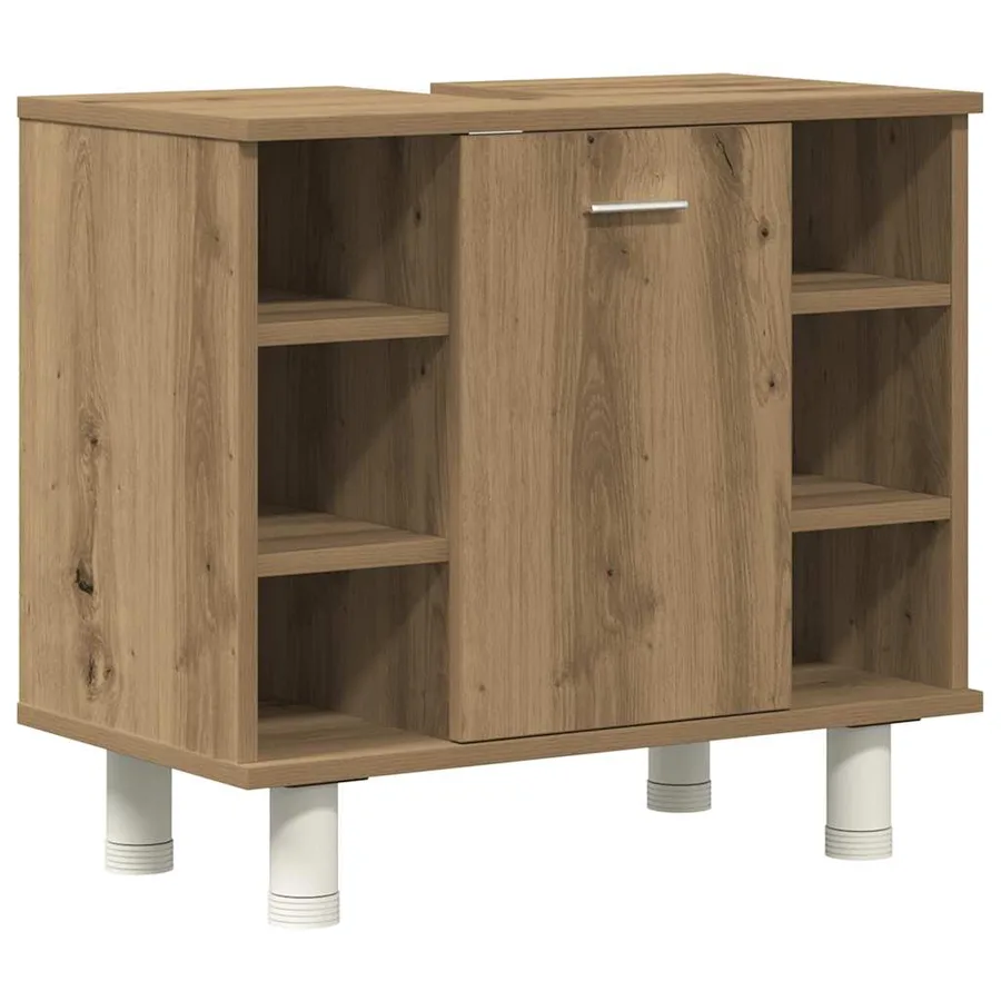 Ensemble de meubles salle de bain 3 pcs bois d'ingénierie - 7