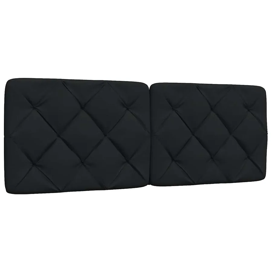 Cadre de lit avec LED sans matelas noir 120x200 cm tissu - 7