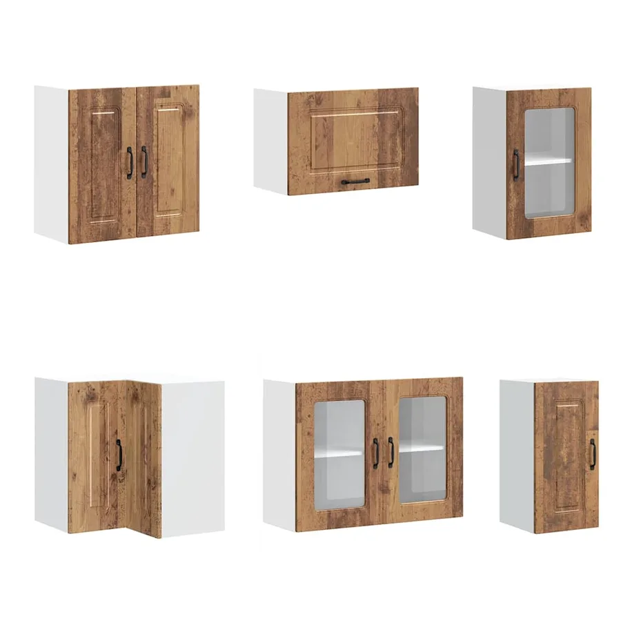 Ensemble d'armoires de cuisine 11 pcs Kalmar bois d'ingénierie - 5