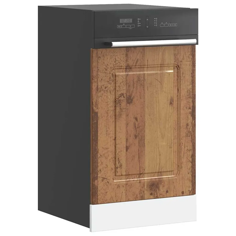 Panneau de lave-vaisselle Kalmar vieux bois 45x1,5x57 cm