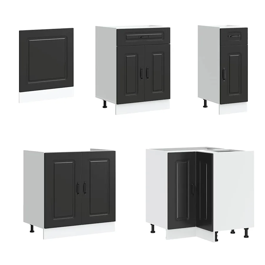Ensemble d'armoires de cuisine 11 pcs Kalmar bois d'ingénierie - 5