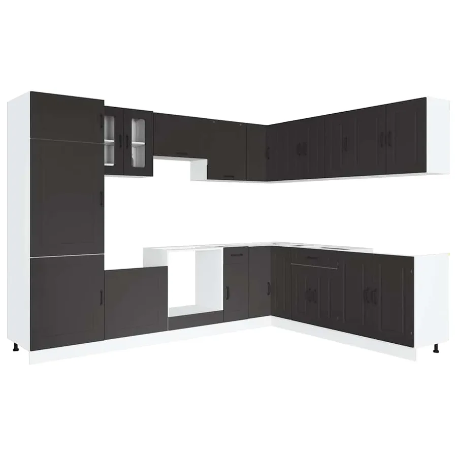 Ensemble d'armoires de cuisine 14 pcs Kalmar bois d'ingénierie - 2