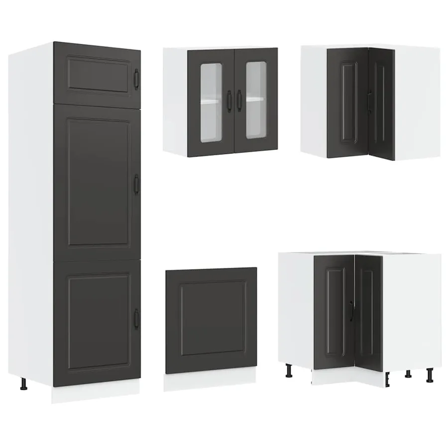 Ensemble d'armoires de cuisine 14 pcs Kalmar bois d'ingénierie - 5
