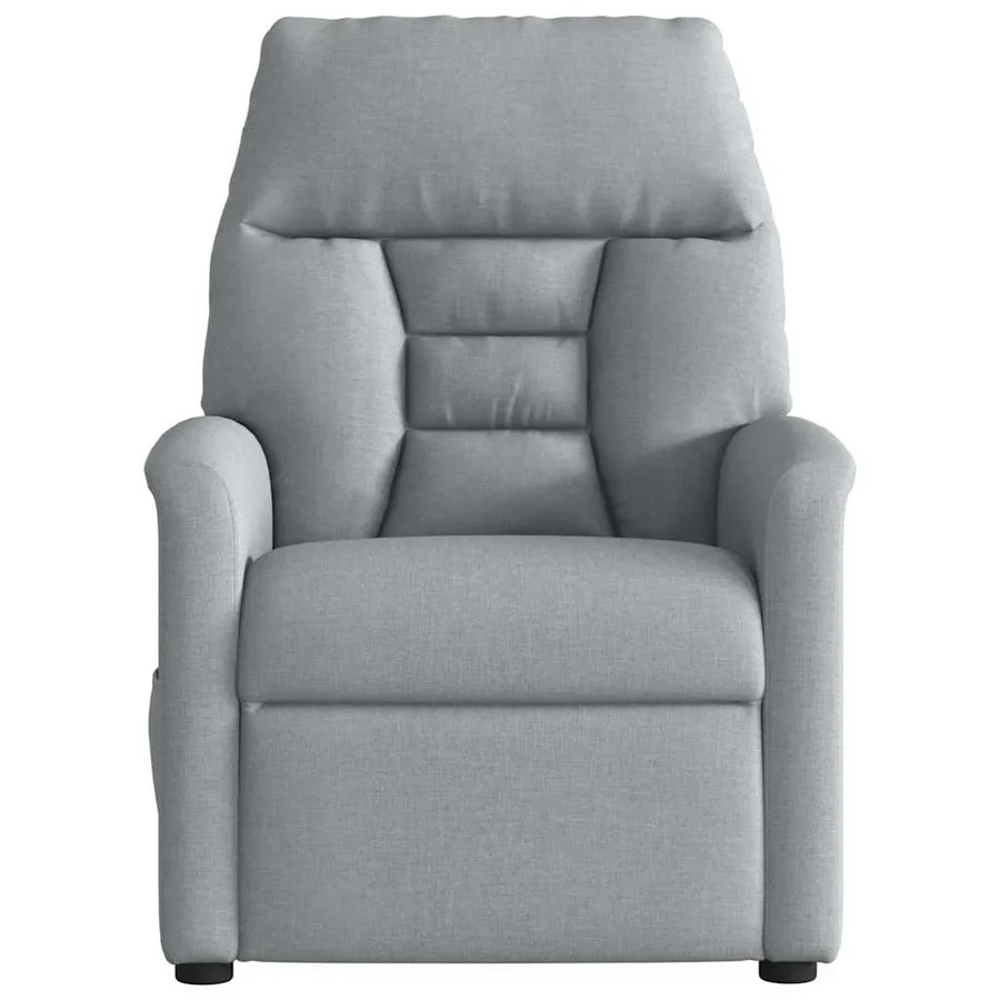 Fauteuil inclinable électrique Gris clair Tissu - 5