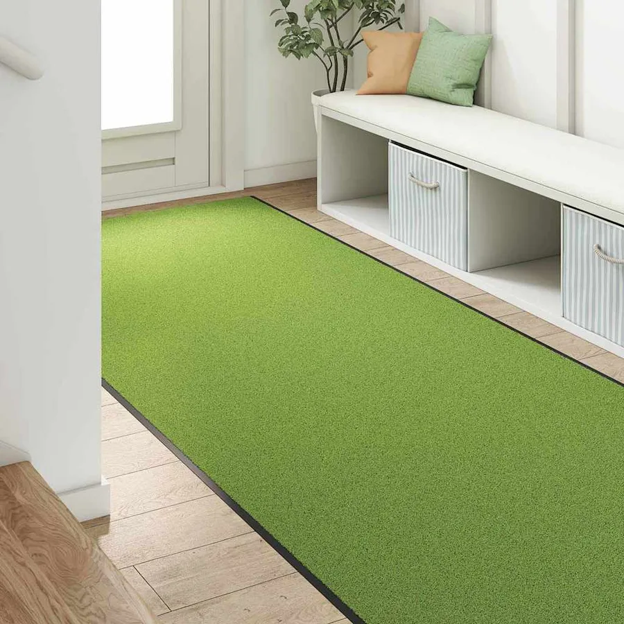 Tapis d'entrée Vert et Noir 120 x 400 cm 100% Polyamide - 3