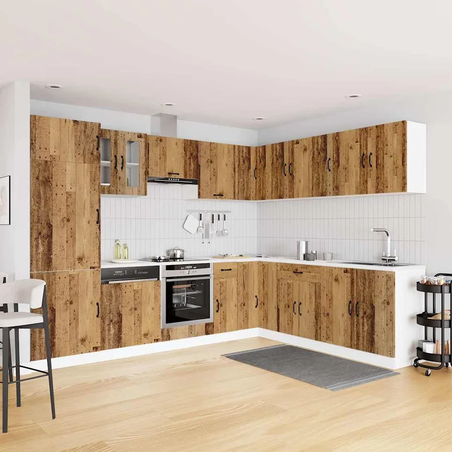 Ensemble d'armoires de cuisine 14 pcs Kalmar bois d'ingénierie - 3