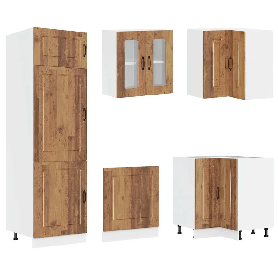 Ensemble d'armoires de cuisine 14 pcs Kalmar bois d'ingénierie - 5