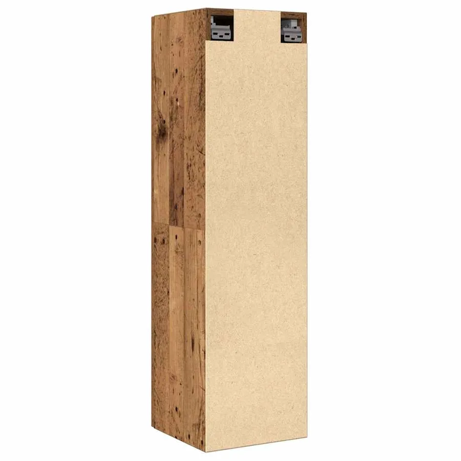 Meuble TV vieux bois 30,5x30x110 cm bois d'ingénierie - 6