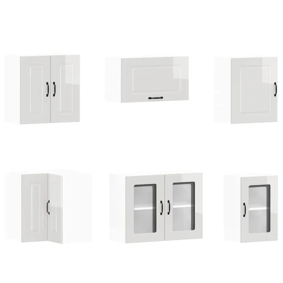 Ensemble d'armoires de cuisine 11 pcs Kalmar bois d'ingénierie - 5