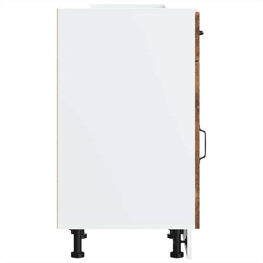 Armoire de cuisine Kalmar vieux bois bois d'ingénierie - 6