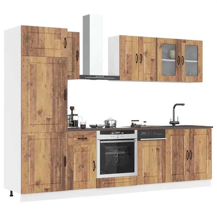 Ensemble d'armoires de cuisine 8 pcs Kalmar bois d'ingénierie