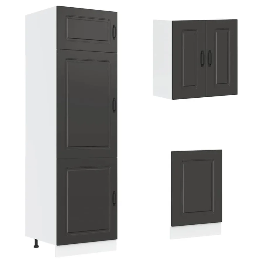 Ensemble d'armoires de cuisine 8 pcs Kalmar bois d'ingénierie - 5