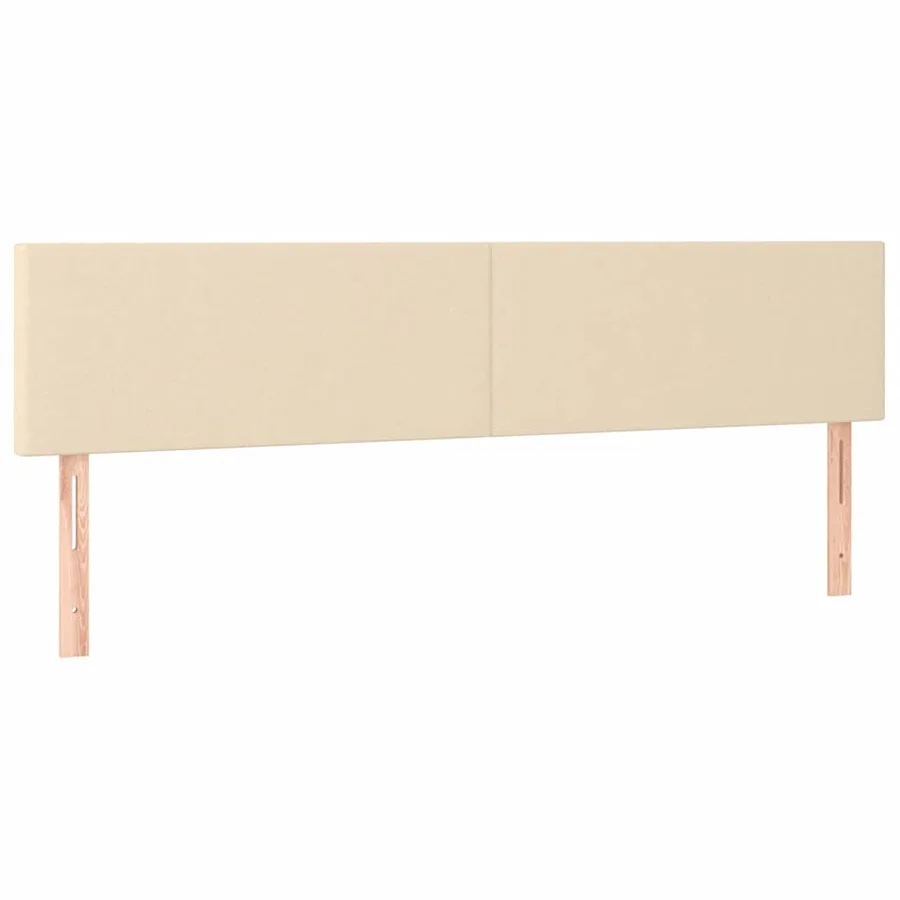 Lit ottoman avec matelas et LED crème 180x200cm tissu - 10