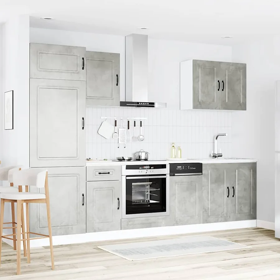 Ensemble d'armoires de cuisine 7 pcs Kalmar bois d'ingénierie - 3
