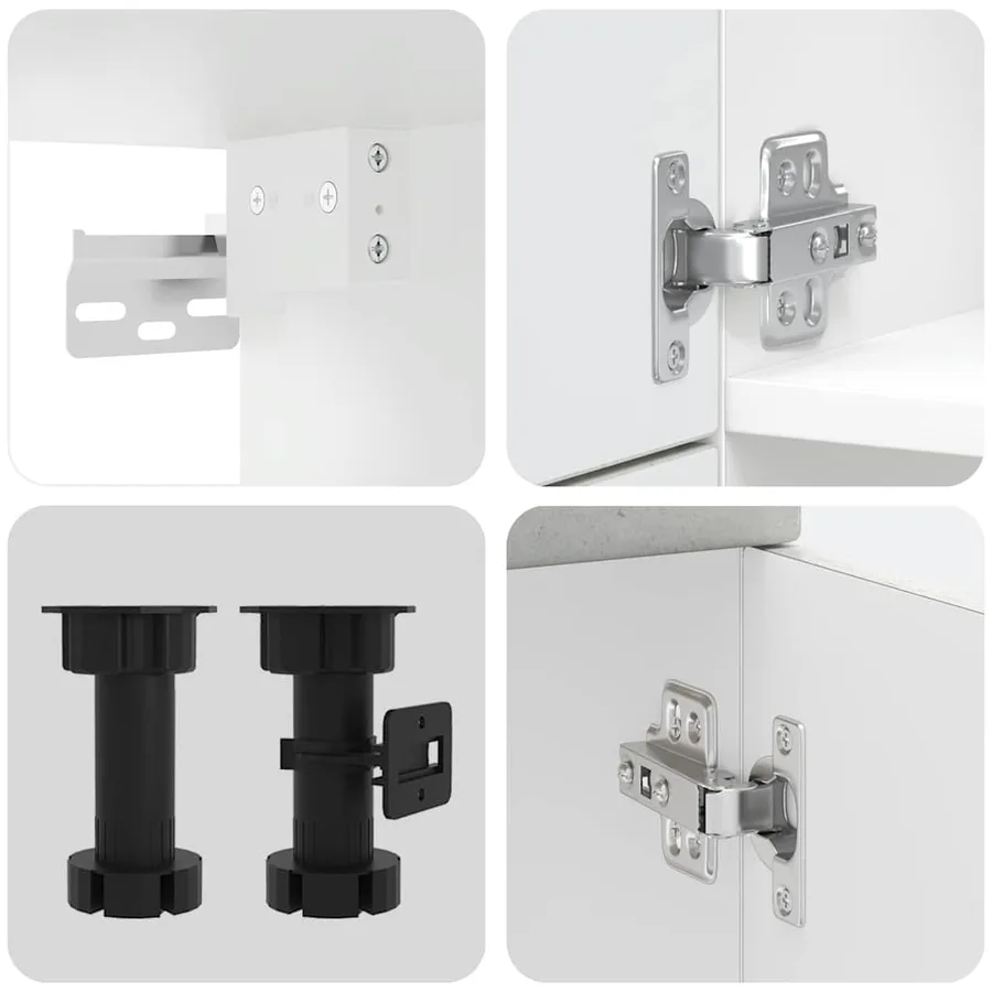 Ensemble d'armoires de cuisine 7 pcs Kalmar bois d'ingénierie - 7