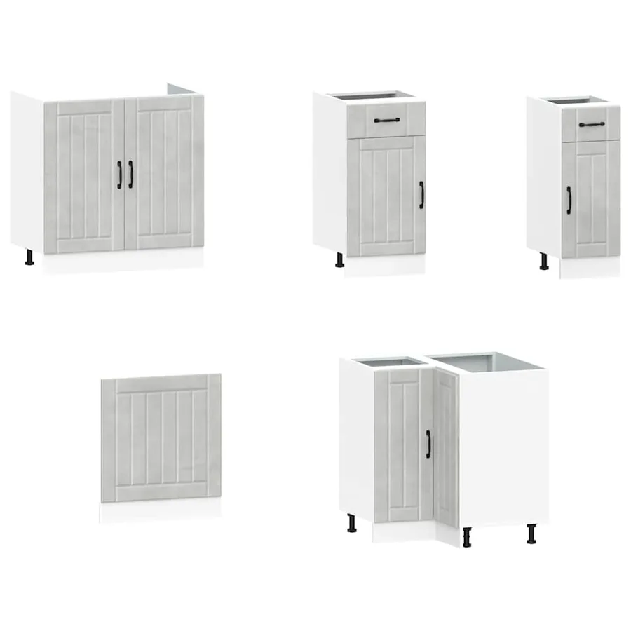 Ensemble d'armoires de cuisine 11 pcs Kalmar bois d'ingénierie - 4