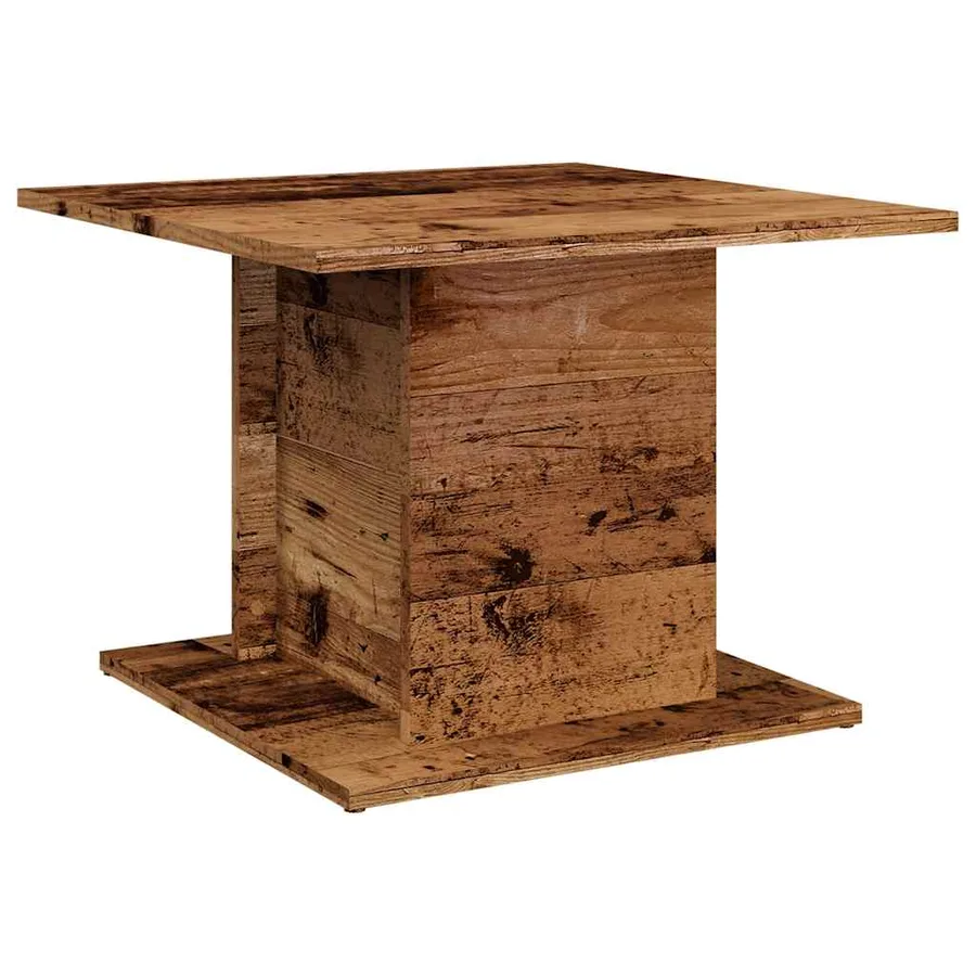 Table basse vieux bois 55,5x55,5x40 cm bois d'ingénierie - 2