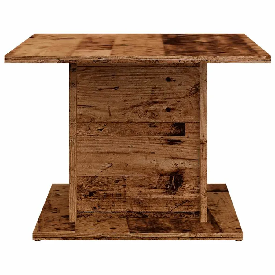 Table basse vieux bois 55,5x55,5x40 cm bois d'ingénierie - 6