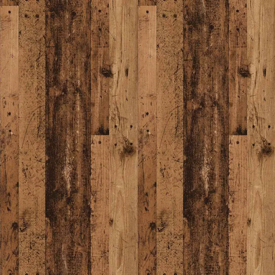 Table basse vieux bois 55,5x55,5x40 cm bois d'ingénierie - 7