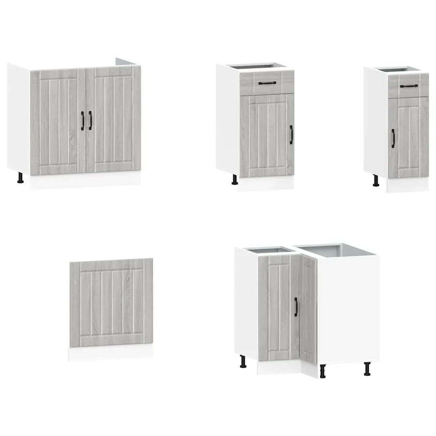 Ensemble d'armoires de cuisine 11 pcs Kalmar bois d'ingénierie - 4