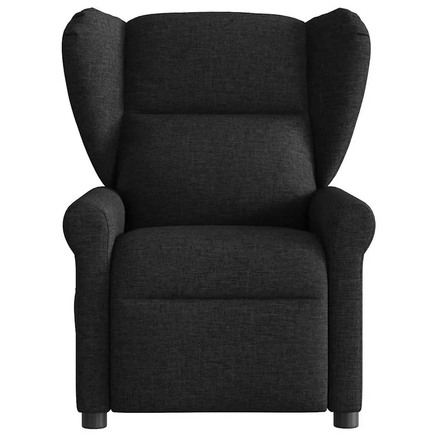 Fauteuil inclinable Noir Tissu - 3