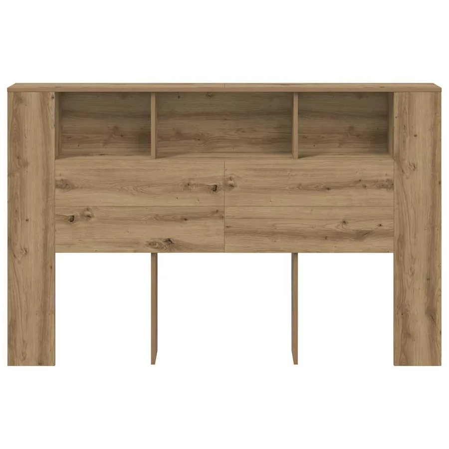 Armoire à tête de lit Chêne artisanal 160 x 18,5 x 103,5 cm Bois d'ingénierie - 4