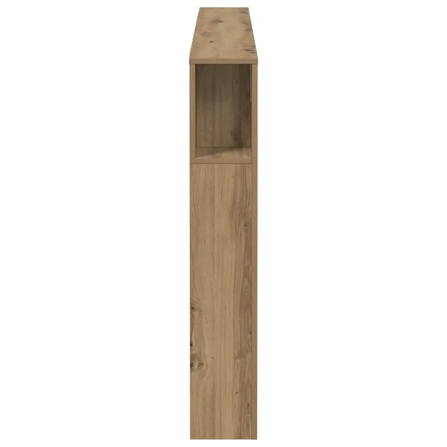Armoire à tête de lit Chêne artisanal 160 x 18,5 x 103,5 cm Bois d'ingénierie - 5
