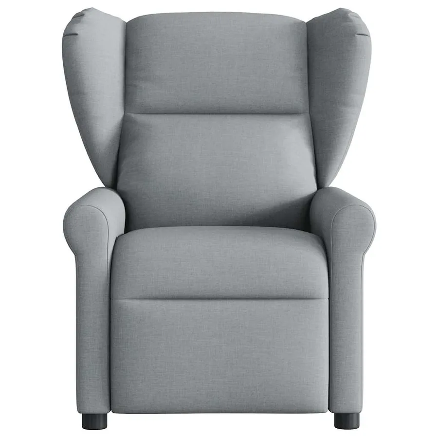 Fauteuil de massage inclinable Gris clair Tissu - 3