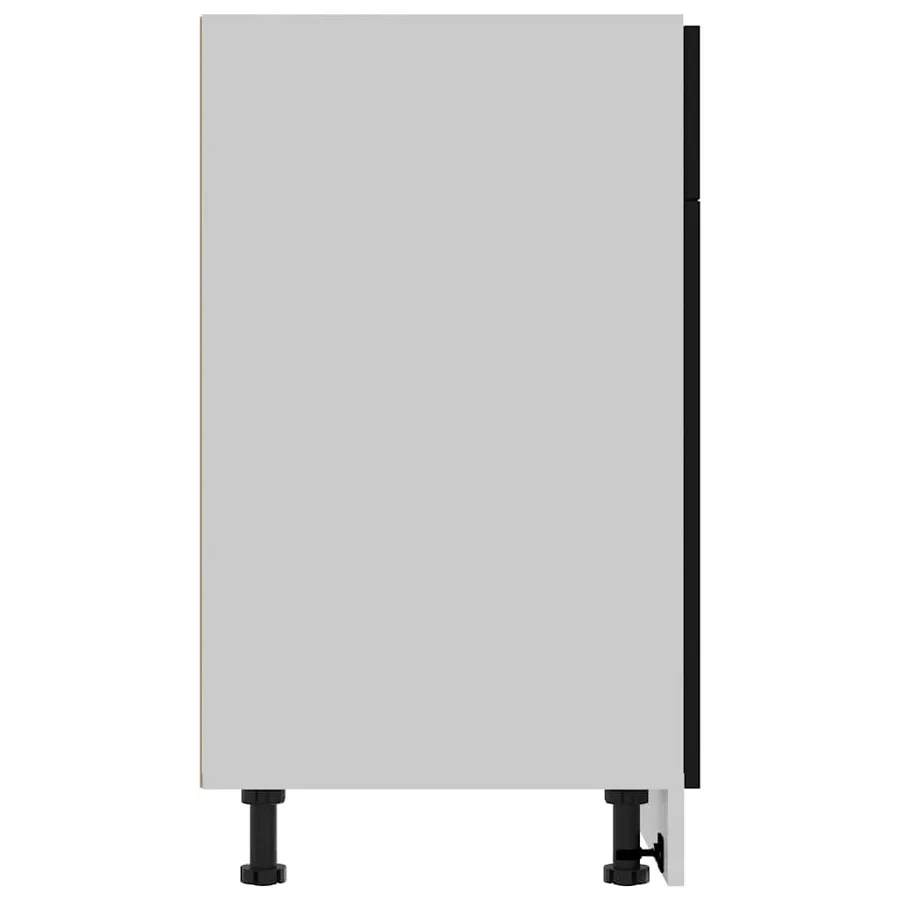 Armoire à tiroirs "Lyon" Noir 80 x 46 x 81,5 cm Bois d'ingénierie - 7
