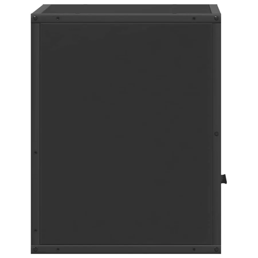 Tables de chevet murales 2 pcs noir 40x31x39,5 cm - 7