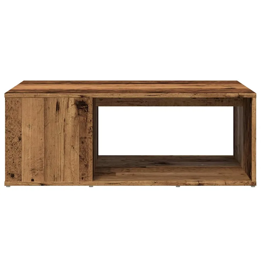 Table basse vieux bois 90x67x33 cm bois d'ingénierie - 4