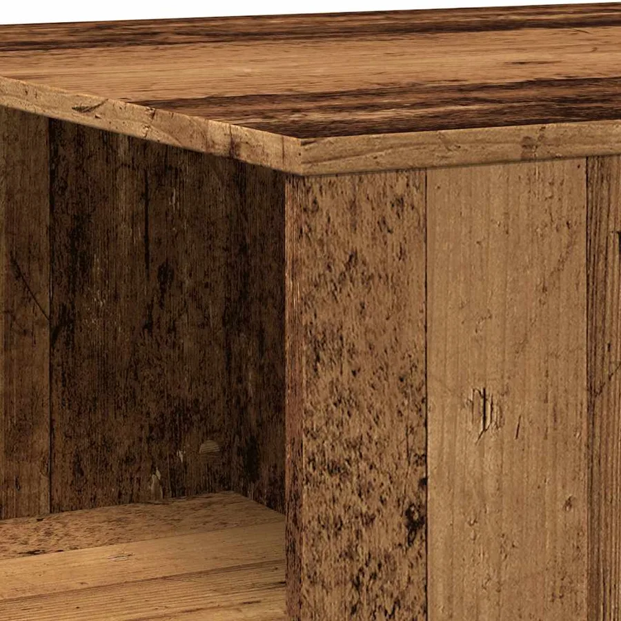 Table basse vieux bois 90x67x33 cm bois d'ingénierie - 7