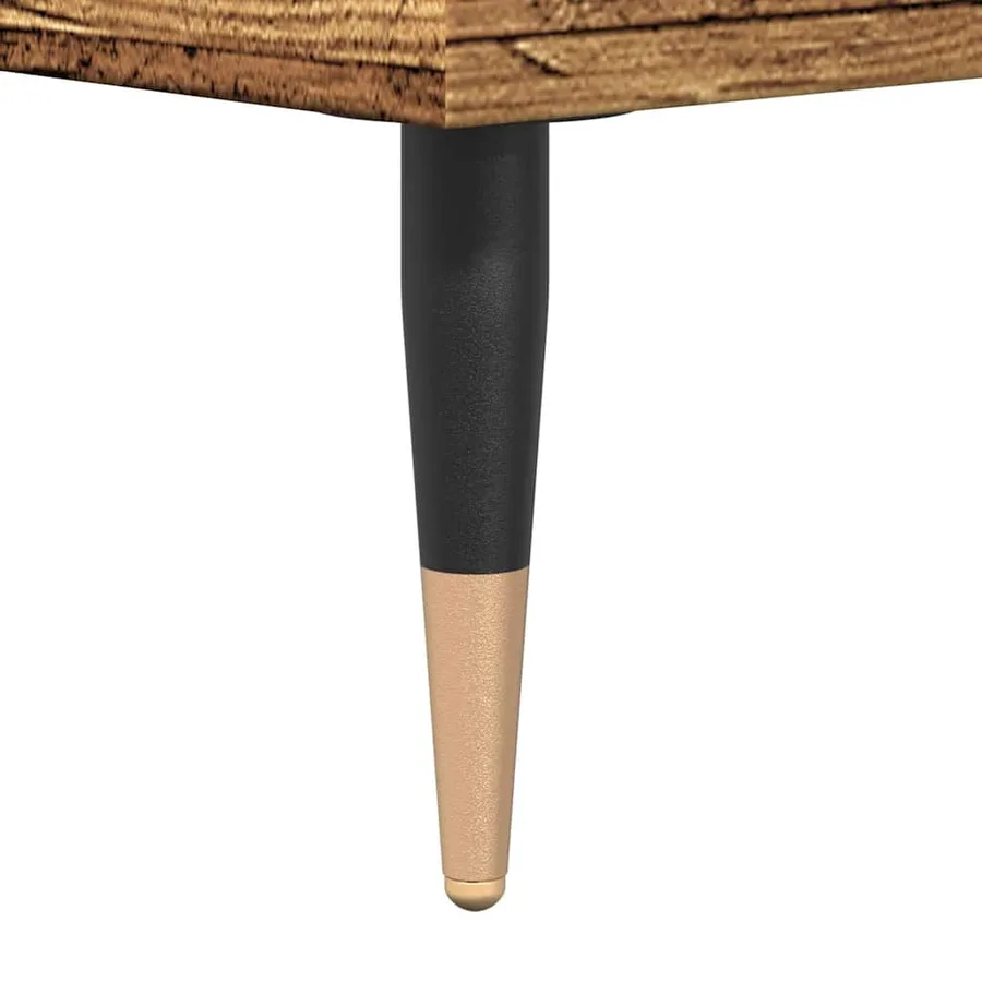 Table basse vieux bois 60x50x36,5 cm bois d'ingénierie - 7